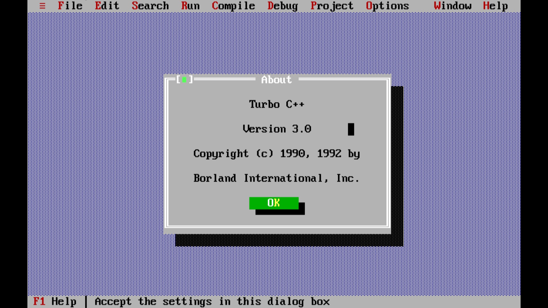 Turbo C++ for Windows 32/64 bit